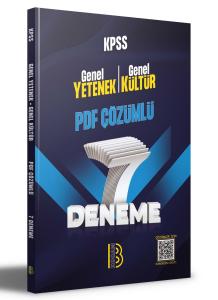 KPSS Genel Yetenek Genel Kültür PDF Çözümlü 7 Deneme