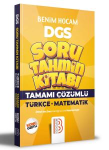 DGS Türkçe - Matematik Tamamı Çözümlü Soru Tahmin Kitabı
