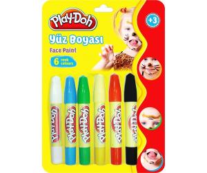 Play-Doh Yüz Boyama 6 Renk Yu001 