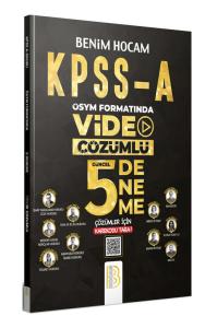 2023 KPSS A Grubu ÖSYM Formatında Video Çözümlü 5 Deneme