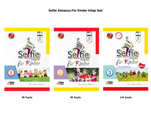 Çocuklar İçin Almanca Kitap Seti/Selfie Almanca Für Kinder 1/Für Kinder 2/Für Kinder 3 (3 Kitap)