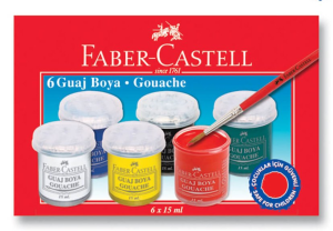 Faber Castell Guaj Boya 6 Renk
