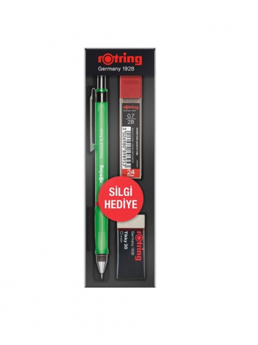 Rotring Visuclick Basmalı Kurşun Kalem 0.7 Set Yeşil