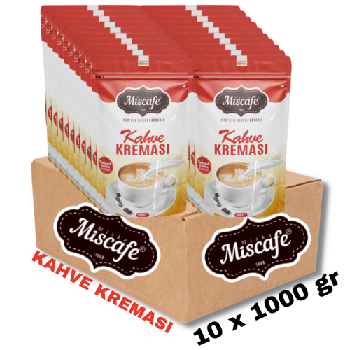 Miscafe Toptan Kahve Kreması 10 Adet x 1000 gr