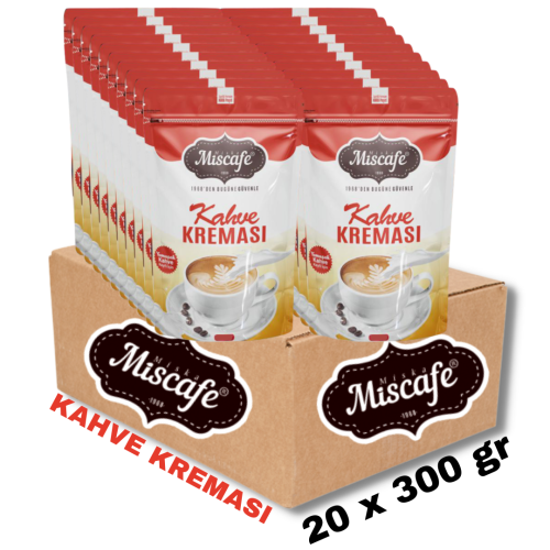 Miscafe Toptan Kahve Kreması 20 Adet x 300 gr