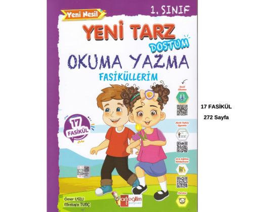 Hesaplı kaliteli 1. Sınıflar için Okuma Çalışma Yaprakları (17 Fasikül)