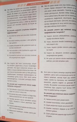 Hesaplı TYT Türkçe 20 Deneme Sınavı EKG Yayıncılık