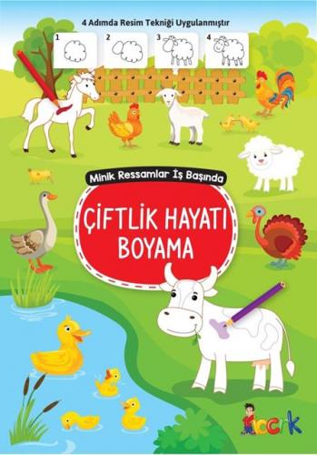 Bıcırık Yayınları Minik Ressamlar İş Başında Çiftlik Hayatı Boyama Kitabı