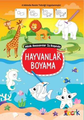 Bıcırık Yayınları Minik Ressamlar İş Başında Hayvanlar Boyama Kitabı