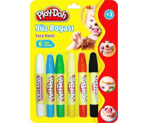 Play-Doh Yüz Boyama 6 Renk Yu001