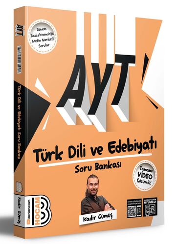 2023 AYT Türk Dili ve Edebiyatı Tamamı Video Çözümlü Soru Bankası