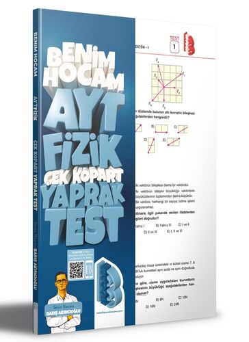 Benim Hocam Yayınları 2023 AYT Fizik Çek Kopar Yaprak Test