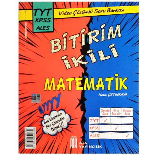 İkisi Bir Arada Tyt Türkçe ve Matematik Soru Bankası Tekrar Kitabı Fır