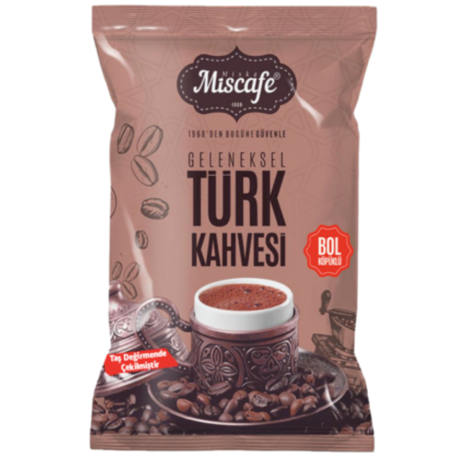Miscafe Toptan Geleneksel Türk Kahvesi 24 Adet X 100 gr %100 Arabica