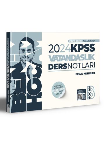 Benim Hocam Yayınları 2024 KPSS Vatandaşlık Ders Notları