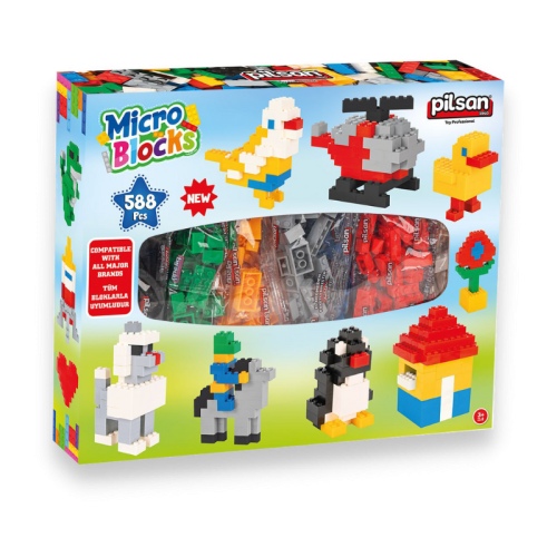 Pilsan Klasik Micro Bloklar Serisi 588 Parça 03492 
