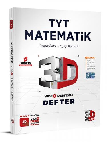 Çözüm 3D TYT Matematik Video Defter Notu 