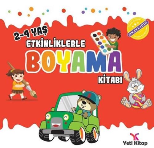 Yeti Etkinliklerle 1 Boyama Kitabı 2-4 yaş