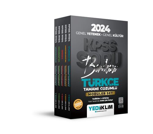 Yediiklim Yayınları 2024 KPSS Genel Yetenek Genel Kültür Modüler Set S