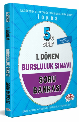 5. Sınıf 1. Dönem Bursluluk Sınavı Soru Bankası Editör Yayıınevi