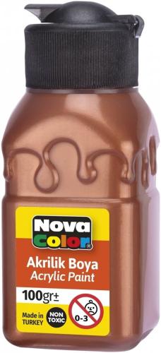 Nova Color Akrilik Boya Bakır Şişe 100 cc NC-2037