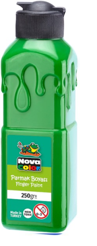 Nova Color Parmak Boyası 250 Gr Yeşil NC-444