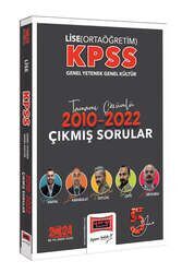 Yargı Yayınları 2024 KPSS GY-GK Lise (Ortaöğretim) Tamamı Çözümlü 2010-2022 Çıkmış Sorular