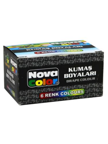 Nova Color Kumaş Boya 30 ml 6 Renk NC-188