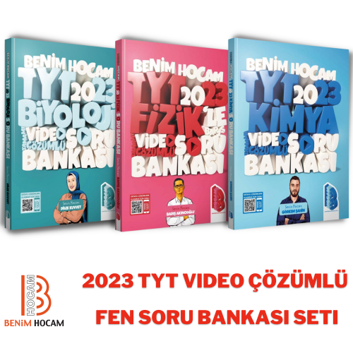 2023 Video Çözümlü Tyt Fen Soru Bankası Seti