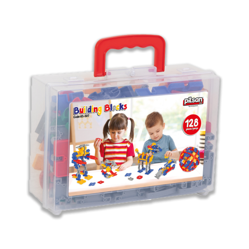 Pilsan Building Blocks Çantalı 125 Parça 03507 