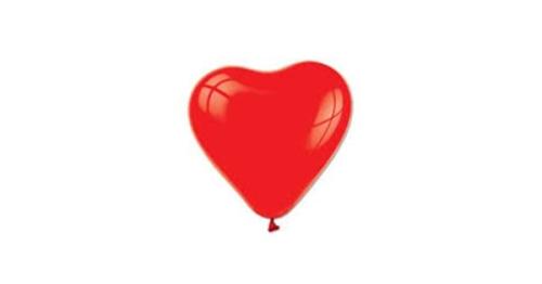 Balonevi Balon Baskısız Kalp Şekilli