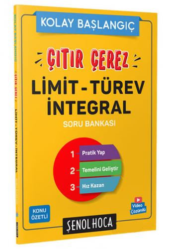 Şenol Hoca Yayınları AYT Limit Türev İntegral Soru Bankası Şenol Aydın