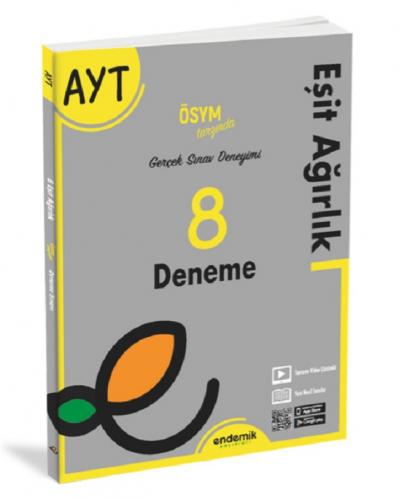 Endemik Yayınları AYT Eşit Ağırlık 8 Deneme Endemik Yayıncılık