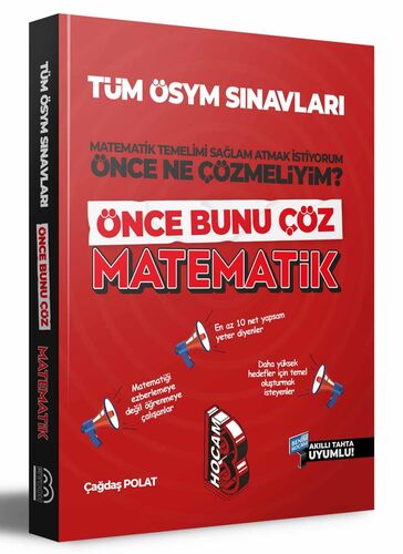 Benim Hocam Yayınları Matematik Soru Bankası Çağdaş Polat