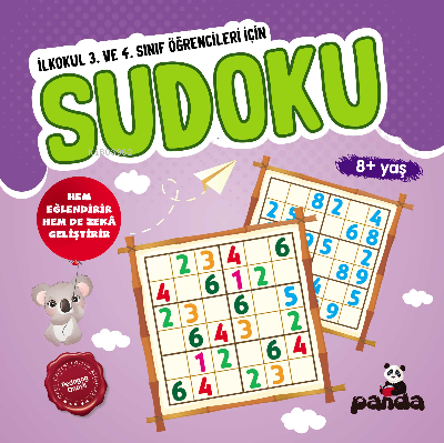 Beyaz Panda Sudoku 8 Yaş