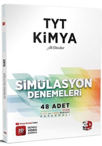 3D Yayınları TYT Kimya Simülasyon Denemeleri Ali Dindar