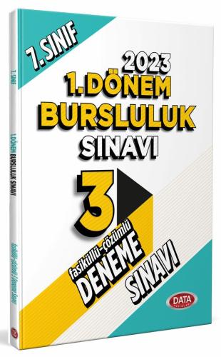 7. Sınıf 1. Dönem Bursluluk Sınavı Tamamı Çözümlü 3 Fasikül Deneme Sın