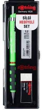 Rotring Tikky Basmalı Kurşun Kalem 0.5 Set Neon Yeşil