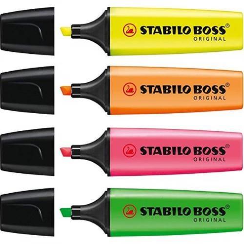 Stabilo Boss Orıgınal 4'lü Paket Fosforlu Kalem