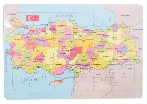 Eser Orta Boy Yapboz Türkiye Haritası 
