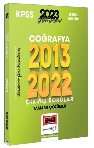 2023 KPSS Coğrafya 2013 2022 Tamamı Çözümlü Çıkmış Sorular