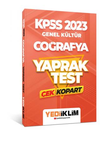 2023 KPSS Genel Kültür Coğrafya Çek Kopart Yaprak Test