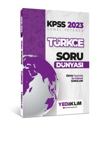 2023 KPSS Genel Yetenek Türkçe Soru Dünyası