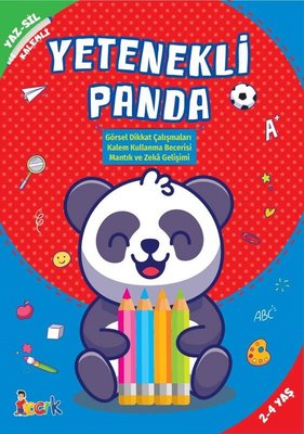 Bıcırık Yayınları Okul Öncesi Aktivite Kitabı Yetenekli Panda 2-4 Yaş